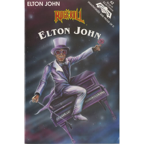 Elton John Rock 'N' Roll Comic - August 1993 US magazine